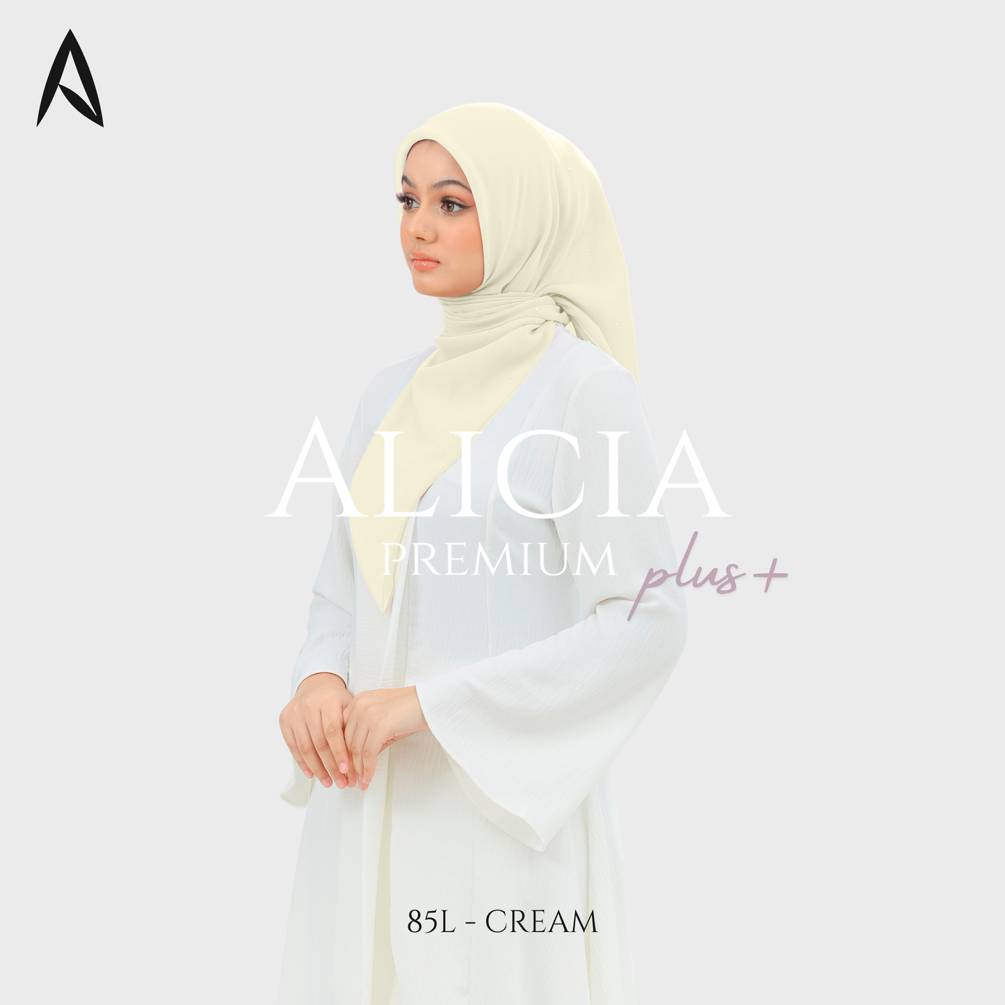 Bawal Alicia Plain Bidang 50