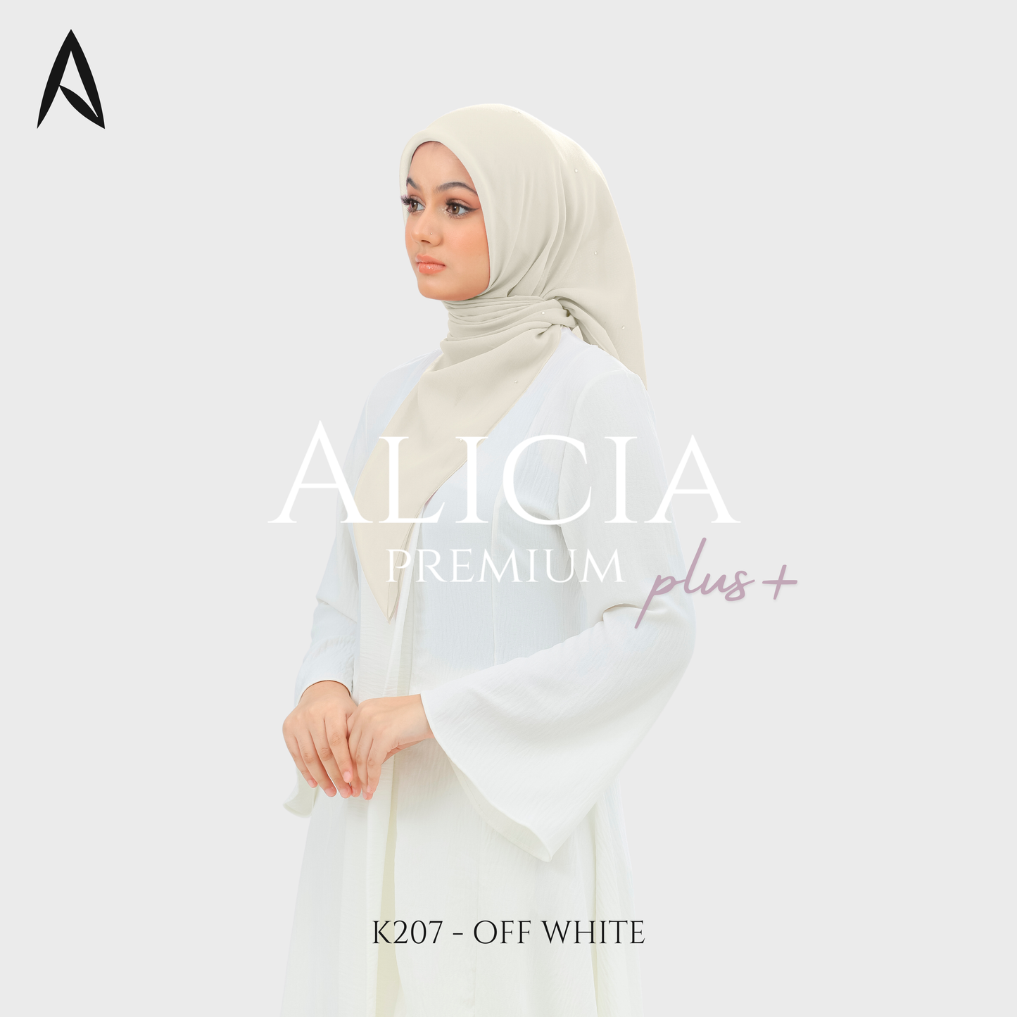 Bawal Alicia Plain Bidang 50