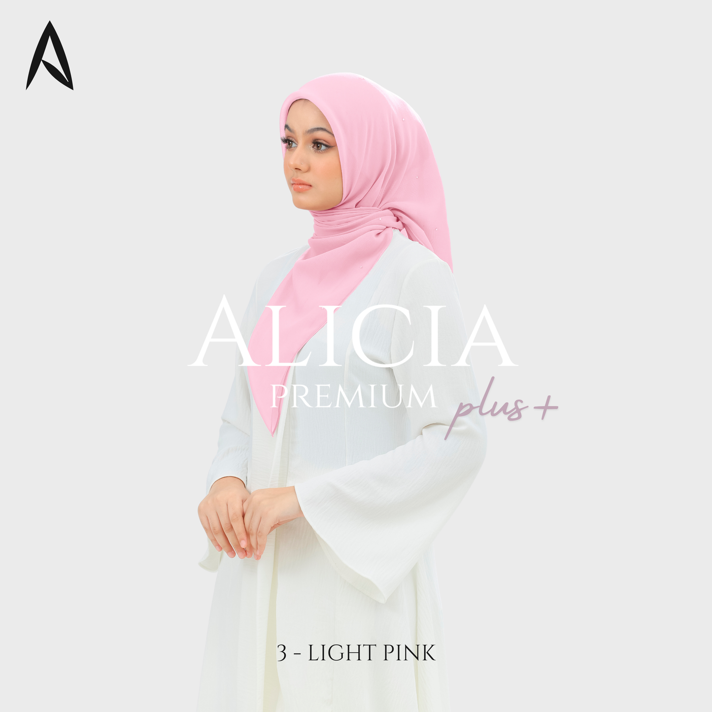 Bawal Alicia Plain Bidang 50