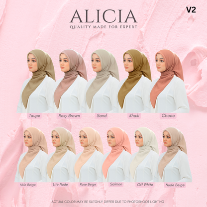 Bawal Alicia Plain Bidang 50