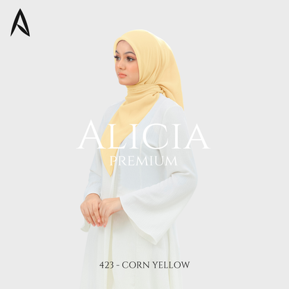 Bawal Alicia Plain Bidang 45