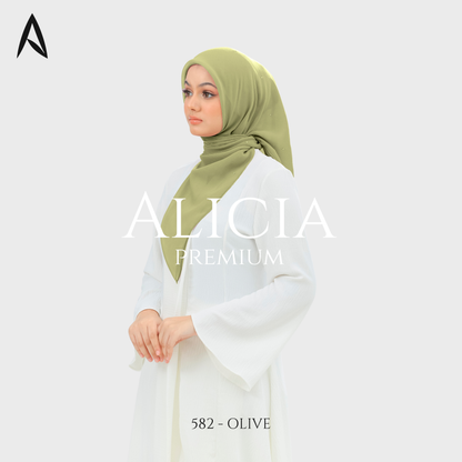 Bawal Alicia Plain Bidang 45