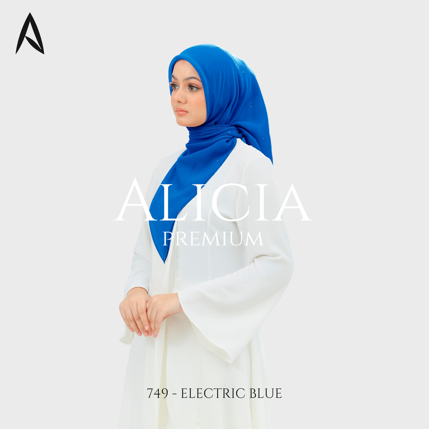 Bawal Alicia Plain Bidang 45