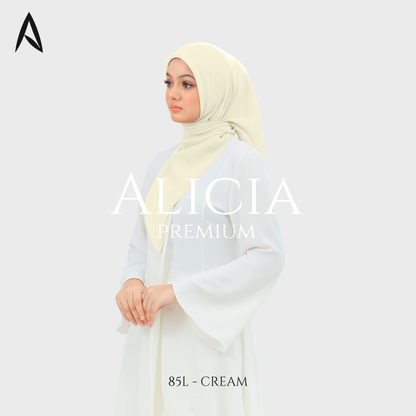 Bawal Alicia Plain Bidang 45