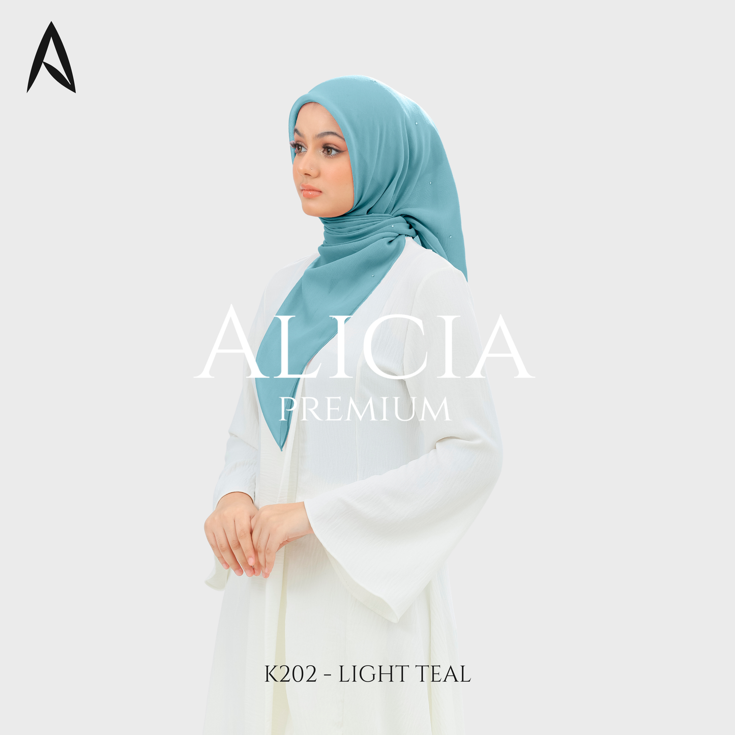 Bawal Alicia Plain Bidang 45