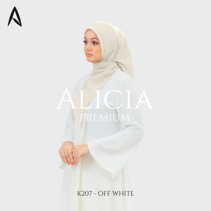 Bawal Alicia Plain Bidang 45